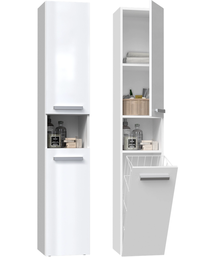 Colonna bagno NEL III bianco lucido