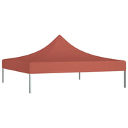 Tetto per Tendone per Feste 3x3 m Terracotta 270 g/m2 CFW1374869