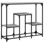 Tavolo Consolle | Tavolo d'Ingresso Grigio Sonoma 89,5x28x76cm in Legno Multistrato