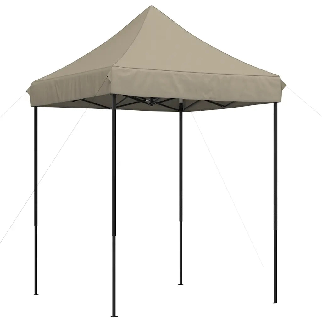 Tenda da Festa Pieghevole Pop-Up - Gazebo Tortora 200x200x306 cm