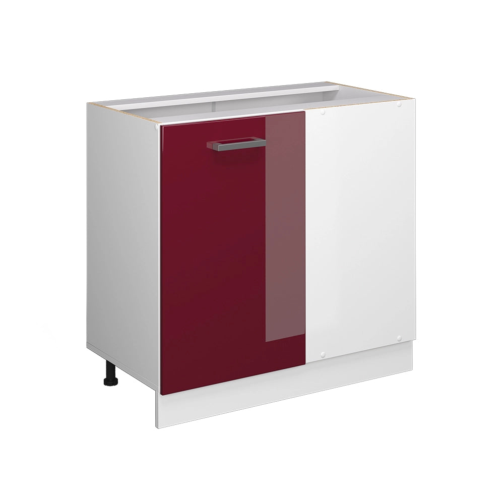 Vicco Frontale cucina Rosso lucido 39.6 x 71.3 cm frontale del mobile per mobile base ad angolo