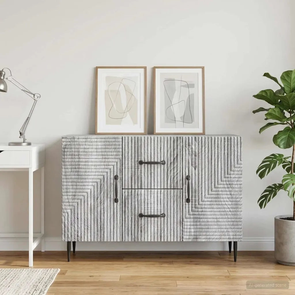 Credenza Grigio Sonoma 89 x 34,5 x 60 cm Legno ingegnerizzato 894891