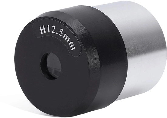 Telescopio Oculare 1,25 Pollici - Distacco Obiettivo 12,5 mm - Supporta Filtri Astronomici - Vetro Ottico - Compatibile con Telescopi - Campo Visivo Ampio - Oculare Astronomico