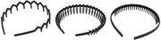Accessorio per capelli antiscivolo con denti di leone per uomo/donna - efficace per sciogliere i nodi - massaggio per la pelle del capo - colore nero - fascia per capelli
