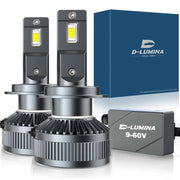 Kit Full Led Ultra Mini H7 130W 12V 24V 6000K 13000 Lumen IP67 100% Canbus Piu Luminoso