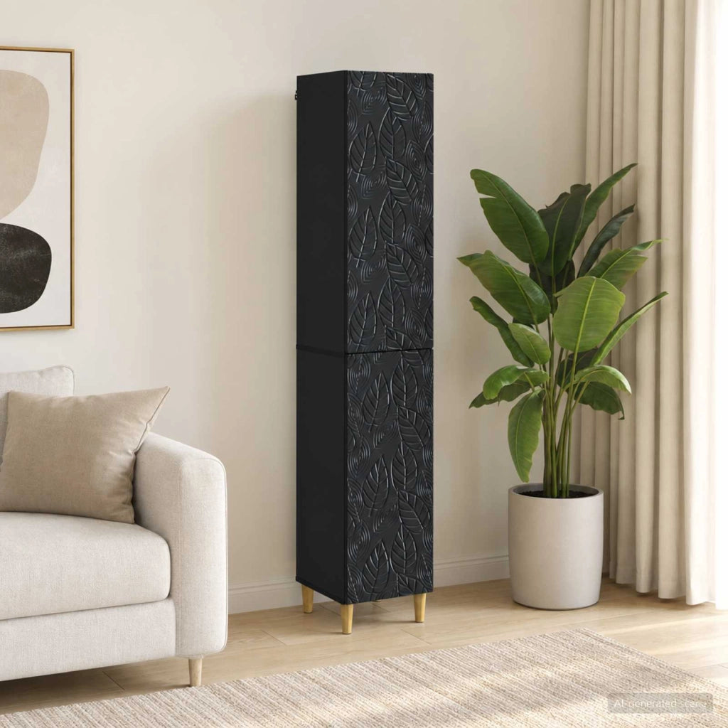 Set di armadi 2 pz Nero Legno ingegnerizzato 3416710