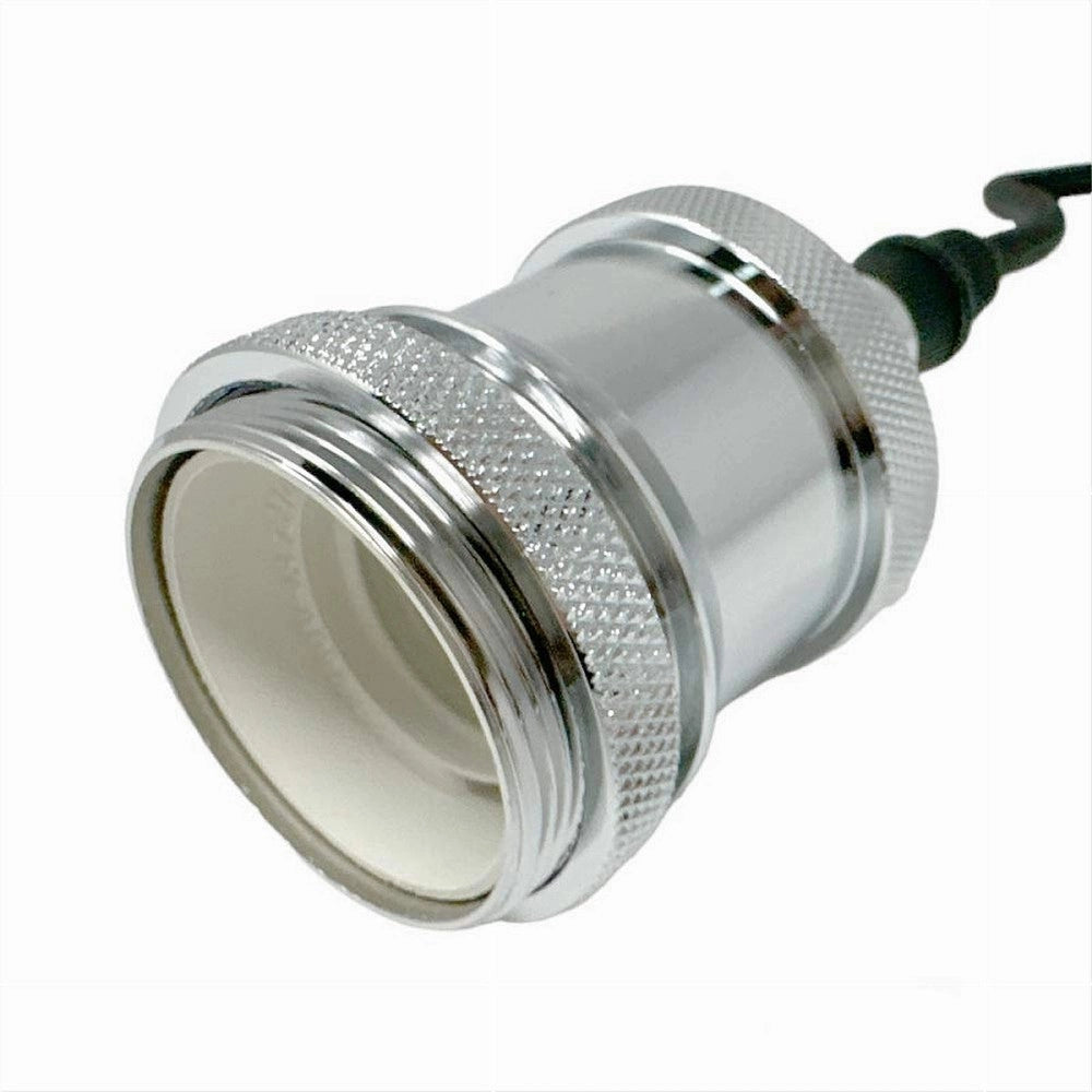 Trade Shop - Lampadario Portalampada A Sospensione Per Lampadine E27 Pendente 2 Metri E27-2m -