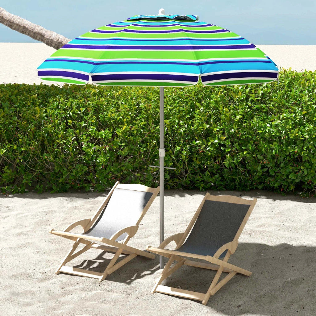 Ombrellone da Giardino ¨C zephmum ¨C 178x205 cm Multicolore