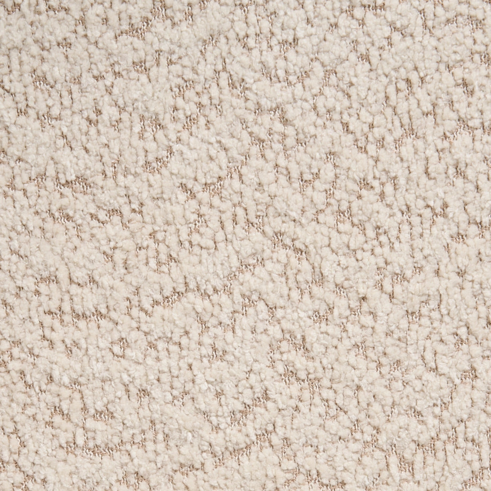 Set di 2 sedie da pranzo in tessuto bouclé marrone scuro e beige chiaro, con gambe in legno di gomma, stile retrò tradizionale