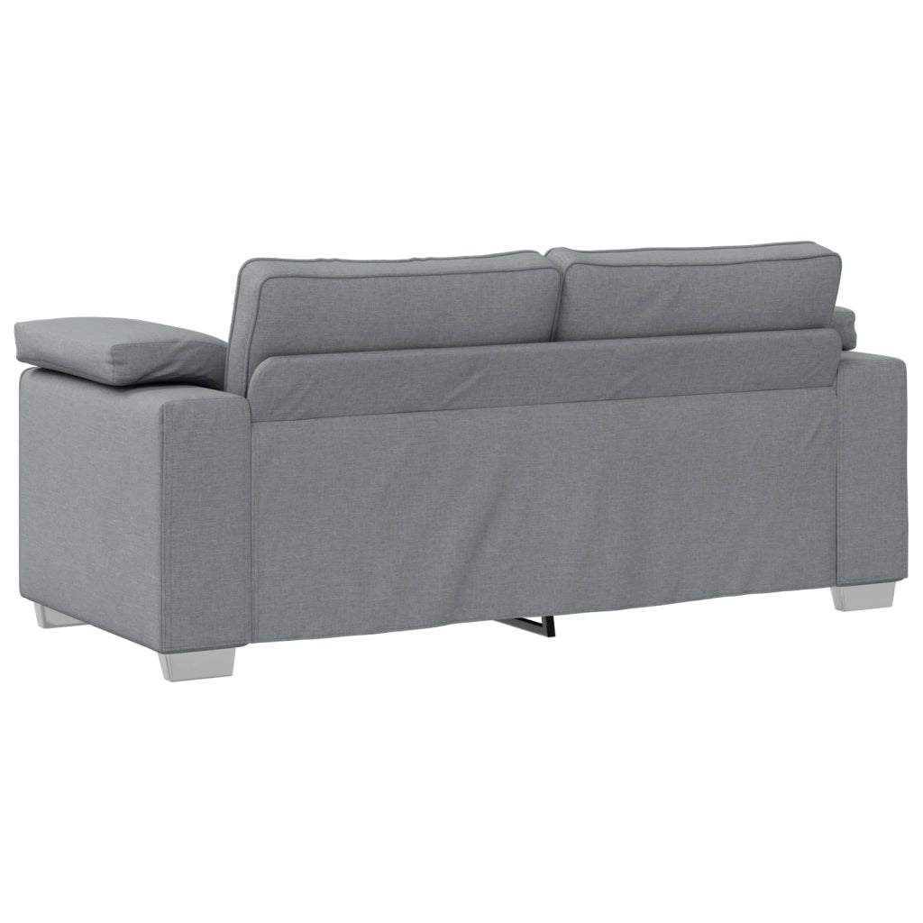 Divano Loveseat  Grigio chiaro 140 cm in tessuto
