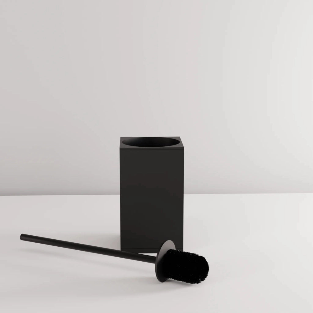 Spazzola Per Wc Mettalico B110 Matt Black