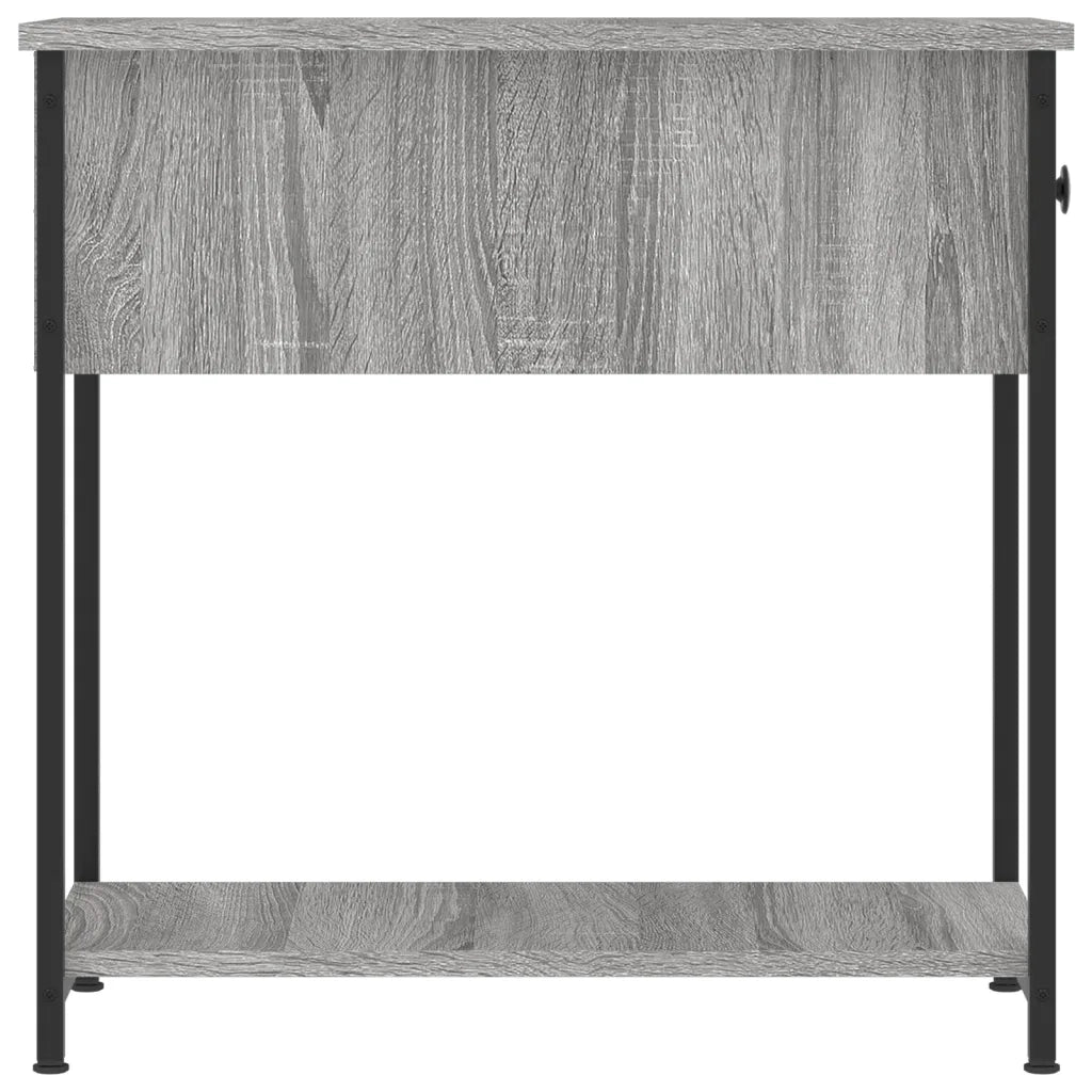 Comodini 2 pz-Set di 2 Tavolino da notte Grigio Sonoma 30x60x60 cm in Legno Multistrato 227833