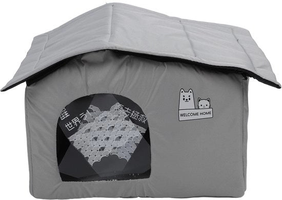 Casa per Gatti Isolata - Riflettente - Tenda Estiva Opportuna - Raffreddatore con Pannelli di Ghiaccio - Tecnologia a Tre Strati - Per Piccoli Animali - Lunga Durata del Raffreddamento - Casa per Animali