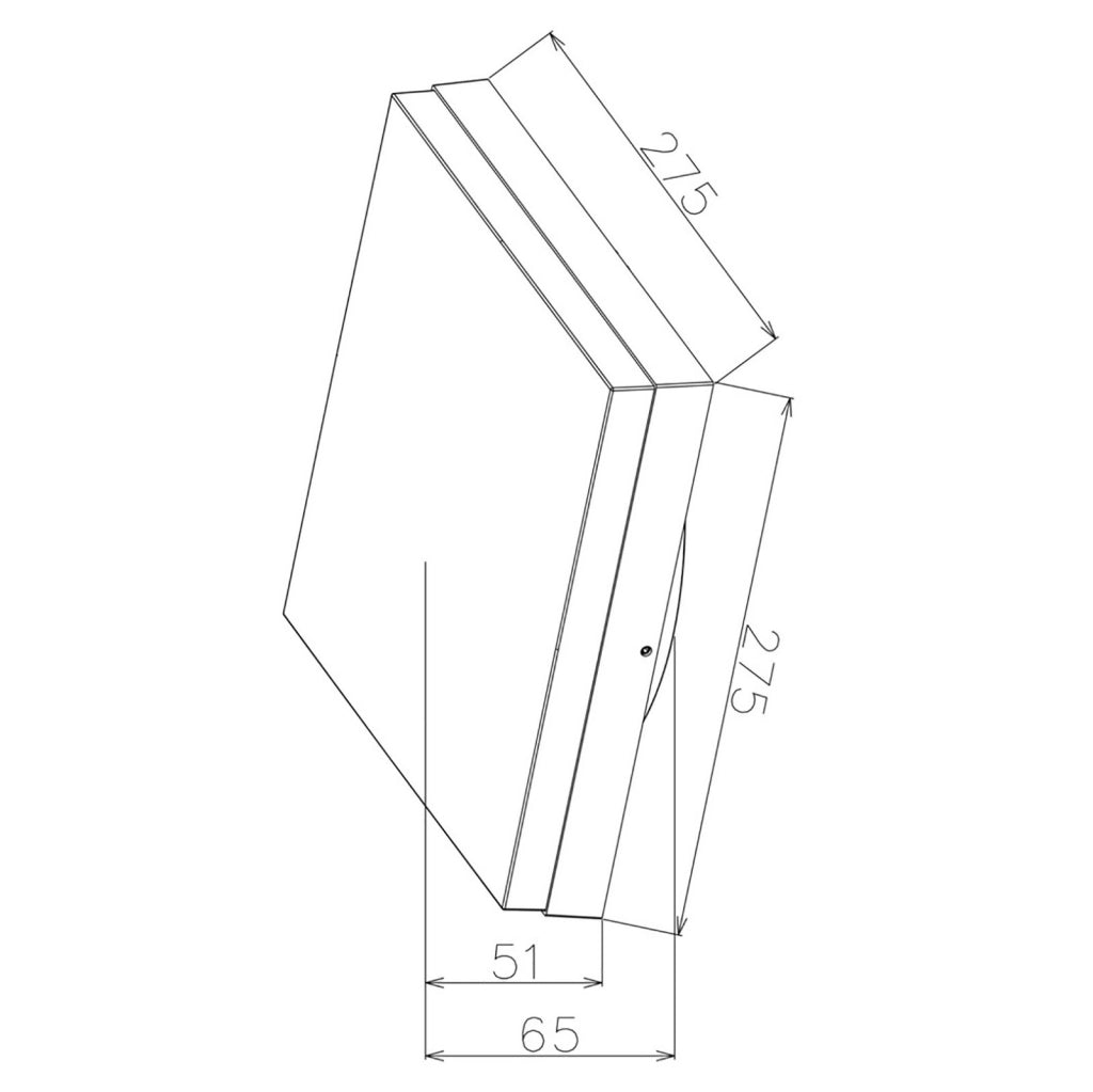 Applique LED 3W parete crepuscolare illuminazione numero civico IP54 CCT da 3000K a 4000K luce ingresso negozio BIANCO