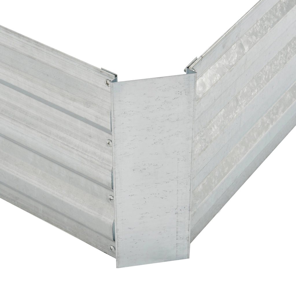 Aiuola Alta da Giardino 'Barneveld' - Senza Pavimentazione - color Argento [en.casa]