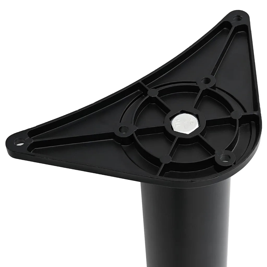 Set Gambe Tavolo Altezza Regolabile Nere 870 mm 242149
