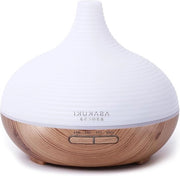 Diffusore di Aria con Olio Essenziale 300 ml Diffusore Premium con Luce LED per Camera da Letto Ufficio Spa-Colorazione Gialla