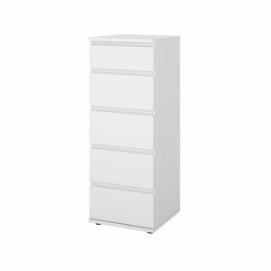 KIT CASSETTIERA NOVA 5 CASS 40,2X40X106,6CM BIANCO