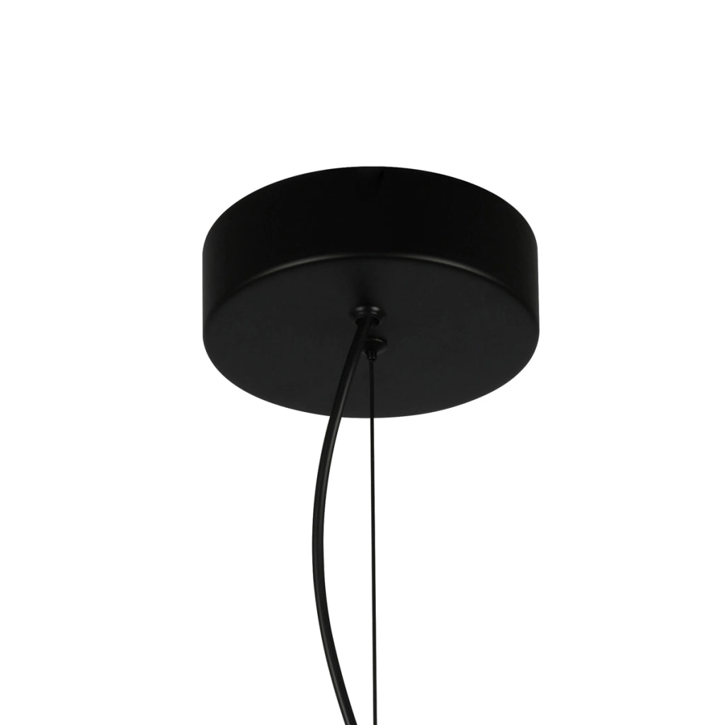 Lampada sospensione Art Déco ceramica beige LED 18W Tordi Italux