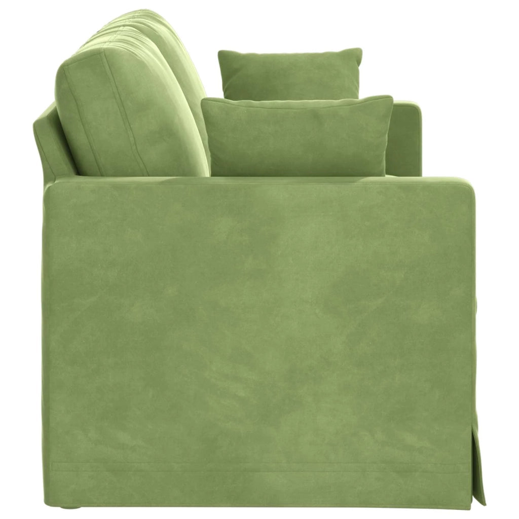 Divano Verde chiaro 158 x 78 x 80 cm Velluto