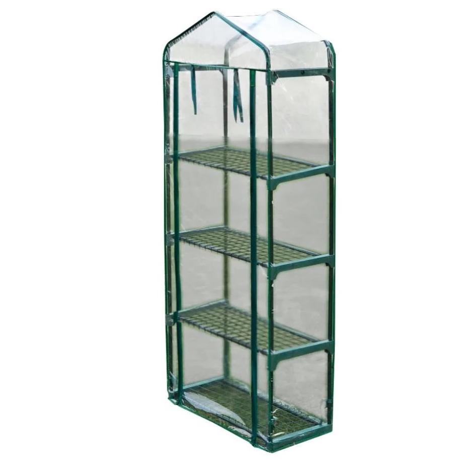 Serra da giardino 160 cm verde plastica giardinaggio 1602009/2