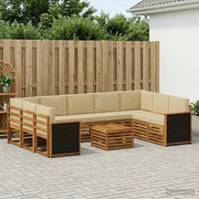 Set divani Legno di Acacia Massello 3384854