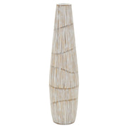 Vaso Decorativo VKH1028, Bianco, Poliresina, 17x17x68,5 cm