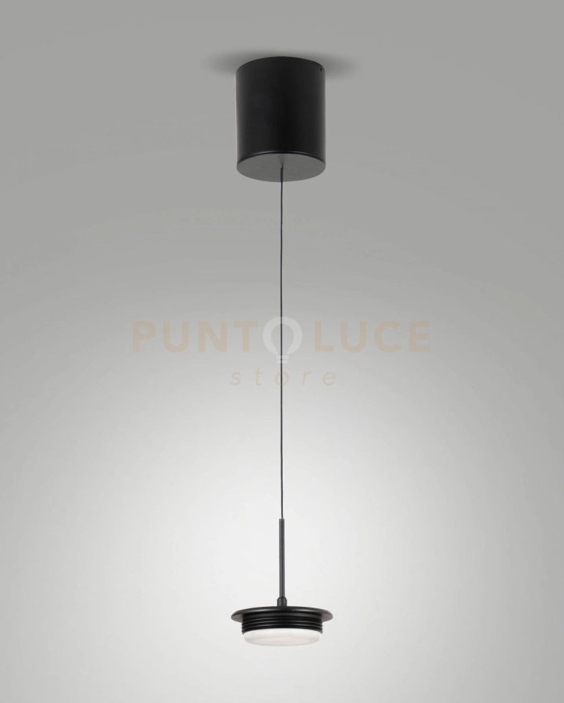 3805-40-101 MONTATURA SALI SCENDI NERA COMPLETA A LED CCT 2700K - 3000K - 4000K- 14W - 1510 lm 1 LUCE DIMMERABILE
