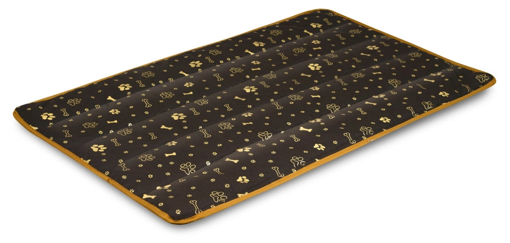 AIO FACTORY Tappetino per cuccia per cani 50x70 cm impermeabile Golden Bones