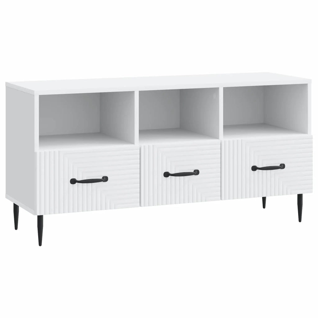 Mobile TV-Credenza per TV Bianco 102 x 34,5 x 50 cm Legno ingegnerizzato 139946