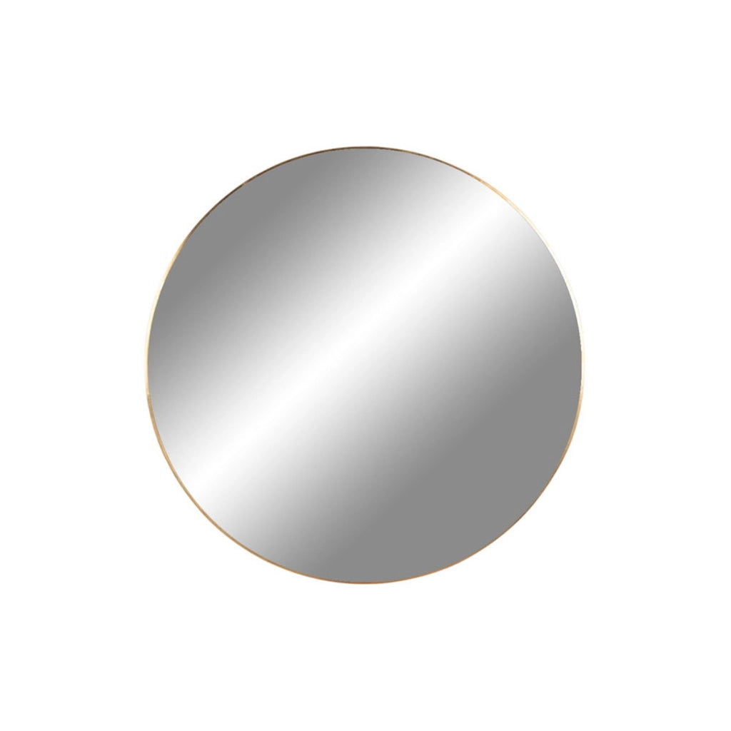 Specchio con Cornice Jersey 4, Argento, Metallo, 40x40x0,5 cm