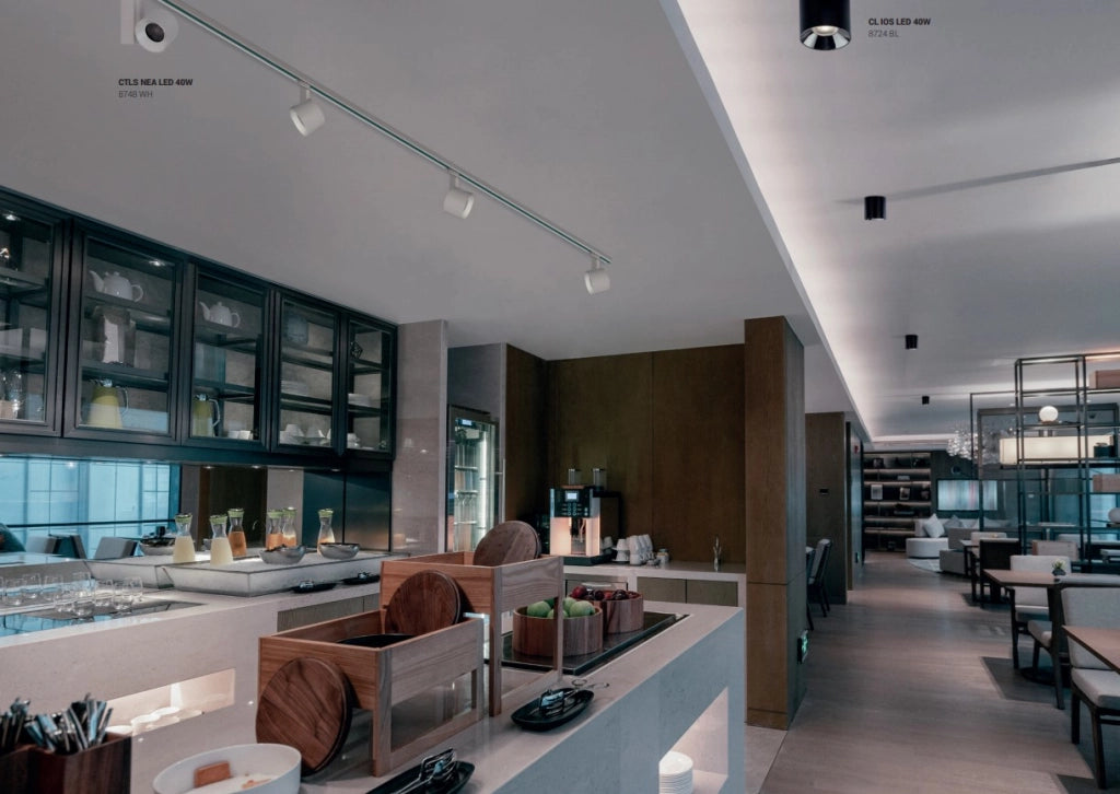 Spot LED binario 3 circuiti Nowodvorski Tinos 10W 4000K bianco