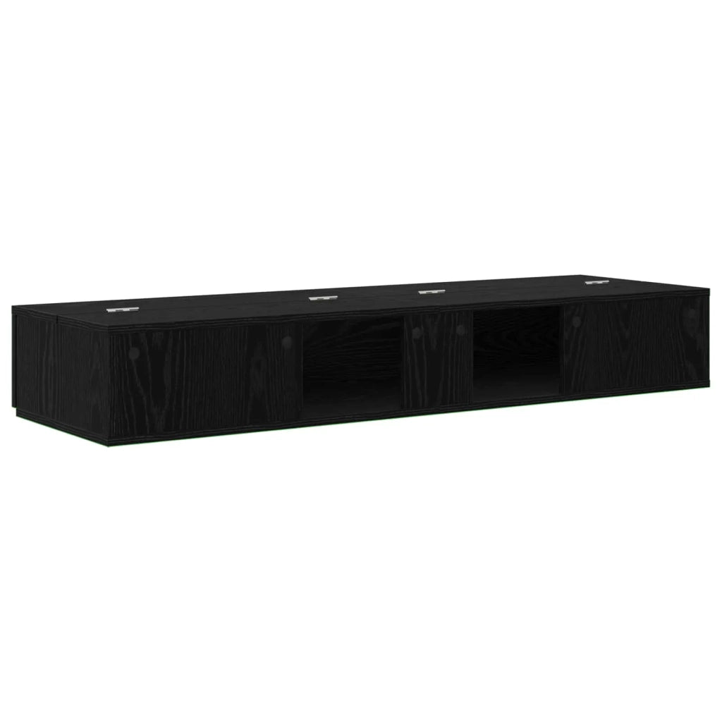 Scrivania studio Rovere Nero 130 x 40 x 19,5 cm 8006677