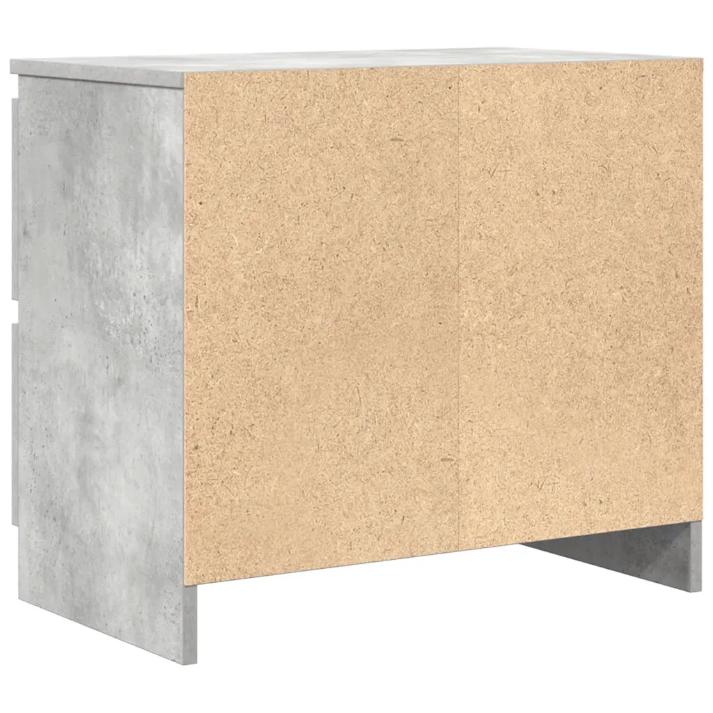 vidaXL Mobile Porta TV Grigio Cemento 60x35x54 cm in Legno Multistrato