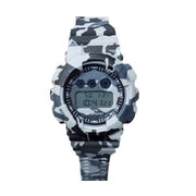 Trade Shop - Orologio Sportivo Polso Zh 7901 Uomo Cronografo Digitale Data Camouflage Grigio -