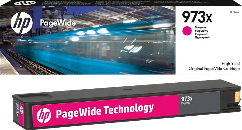 HP Cartuccia magenta ad alta capacità originale 973X PageWide