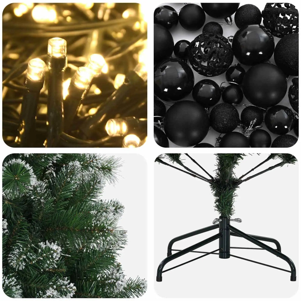 Albero di Natale Artificiale con Palline 240 cm 300 LED 3461254