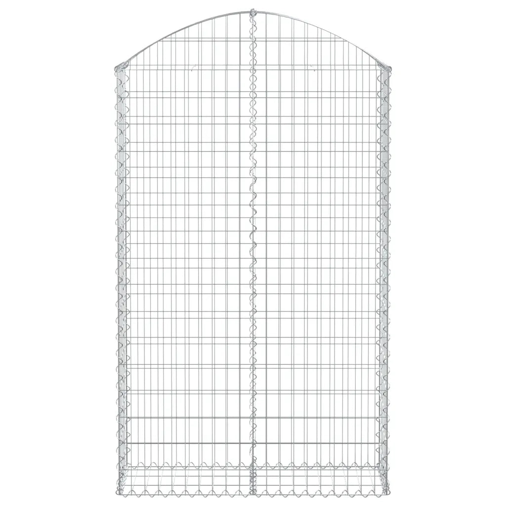 Cesto Gabbione ad Arco 100x30x160/180 cm Ferro Zincatocod mxl 129184