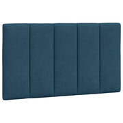 Cuscino Testiera Hanko Blu 90 cm in Velluto CFW4246761
