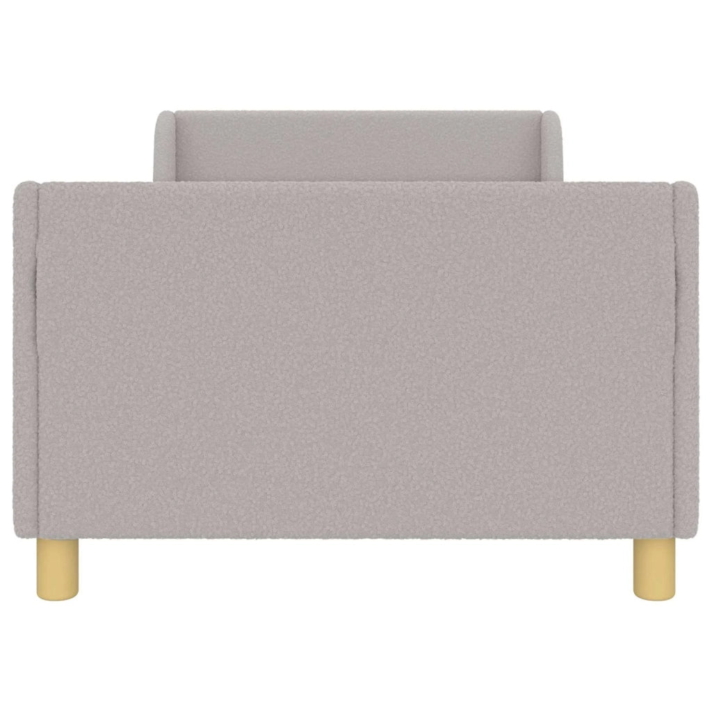 Struttura letto bambini con testata Grigio Chiaro 80 x 200 cm