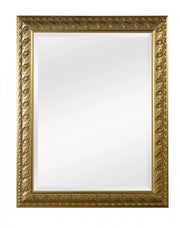 Specchiera in foglia oro rettangolare misure:76 x 96 x 4