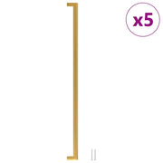 Maniglie per Mobili 5 pz Oro 480mm in Acciaio Inox CFW2716893