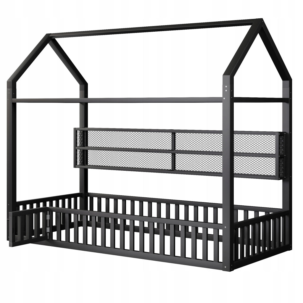 Letto a piattaforma con illuminazione LED - Xylo - 90x200 - Nero