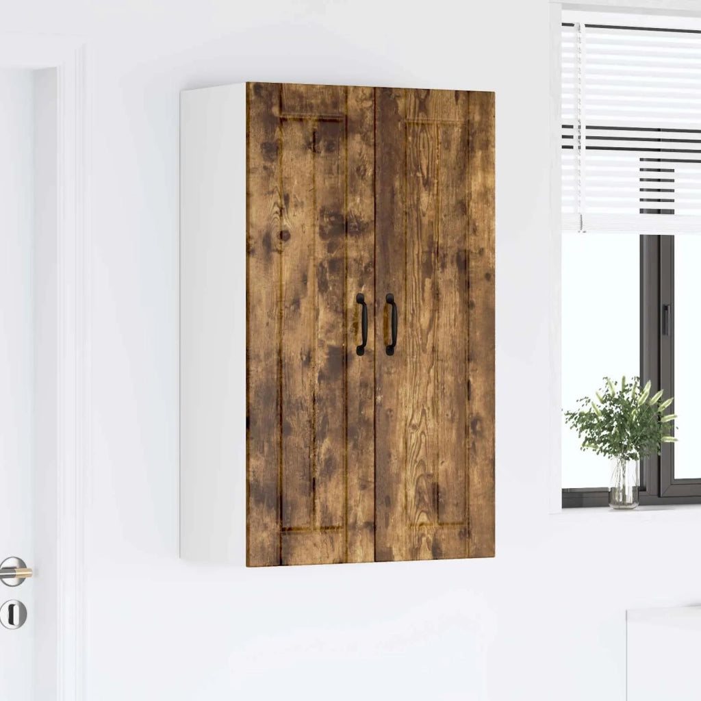 Armadietto a muro LUCCA Rovere Fumo 60 x 31 x 100 cm
