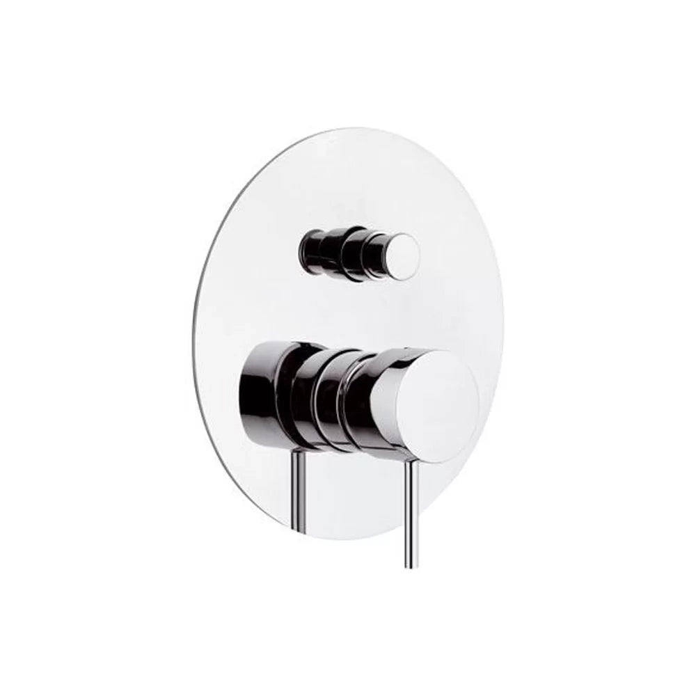 Miscelatore incasso vasca o doccia con deviatore cromato - Serie X Style
