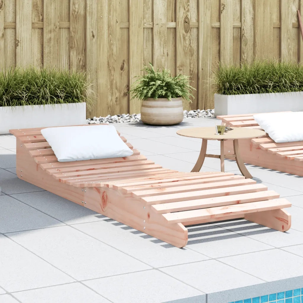 Lettino Prendisole 205x60x31,5 cm in Legno Massello di Douglas 832578