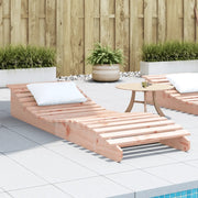 Lettino Prendisole 205x60x31,5 cm in Legno Massello di Douglas 832578
