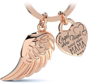 Sostegno per chiavi per madre, Hanger per chiavi per madre, Regalo per madre per la festa della mamma, Regalo per le madri per il compleanno, L'angelo senza ali si chiama madre