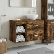 Set di mobili per il bagno 2 pcs Rovere Fumo 3403868