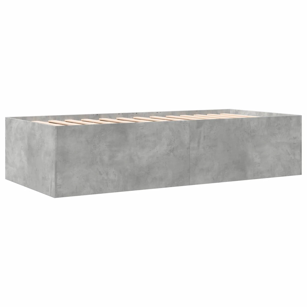 Telaio del letto con storage Grigio Cemento 80 x 200 cm 3429650
